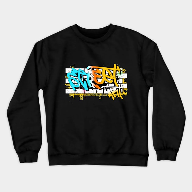 Street art Crewneck Sweatshirt by Andreeastore  